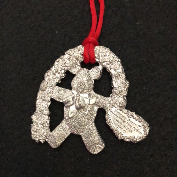 Salisbury Pewter Bear Christmas Ornament - Picture 3 of 5